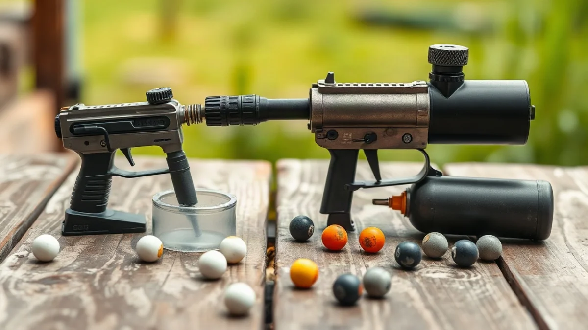 Splatmaster a paintball tradycyjny: różnice w sprzęcie